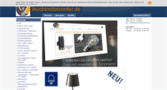 Desktop Screenshot of leuchtmittelcenter.de