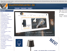 Tablet Screenshot of leuchtmittelcenter.de